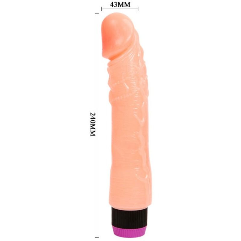 BAILE - REALISTIC FLEXIBLE VIBRADOR NATURAL 24 CM