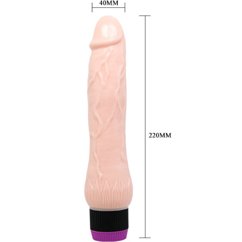 BAILE - ADOUR CLUB VIBRADOR REALISTIC BASE ANCHA 22 CM