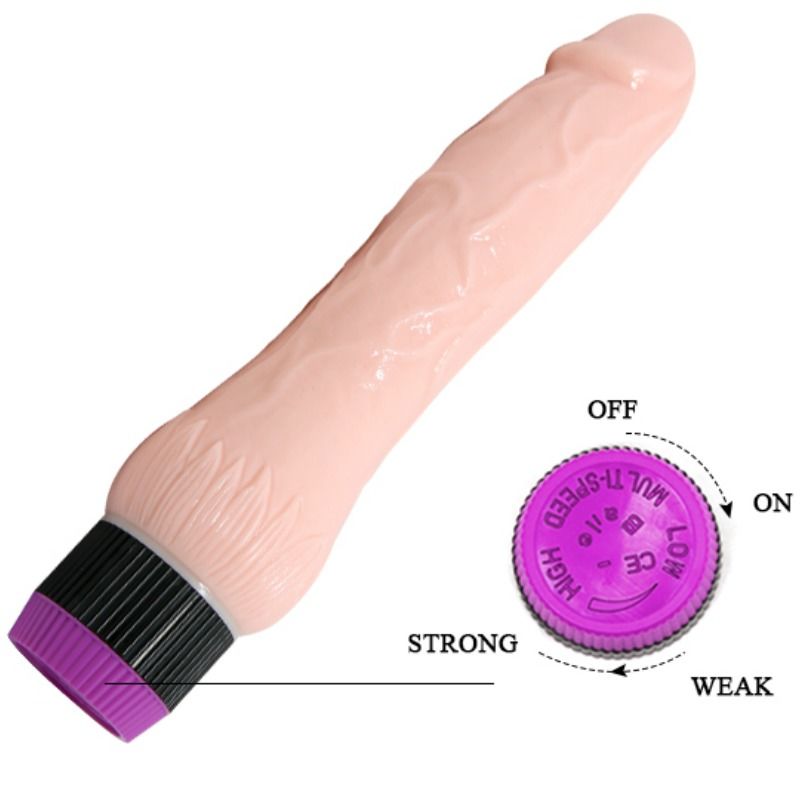 BAILE - ADOUR CLUB VIBRADOR REALISTIC BASE ANCHA 22 CM