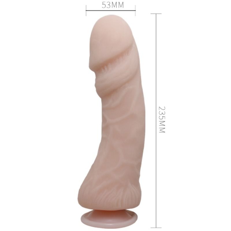 BAILE - THE BIG PENIS DILDO WITH VIBRACION NATURAL 23.5 CM