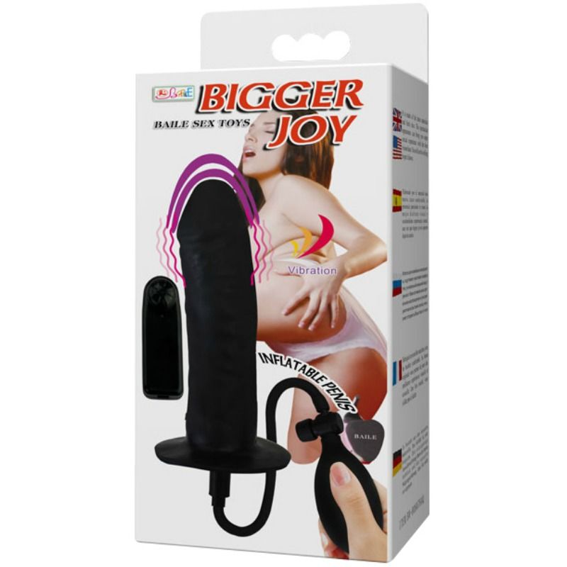 BAILE - GROTERE GENIETEN PENISBAAR MET VIBRATIE 16 CM