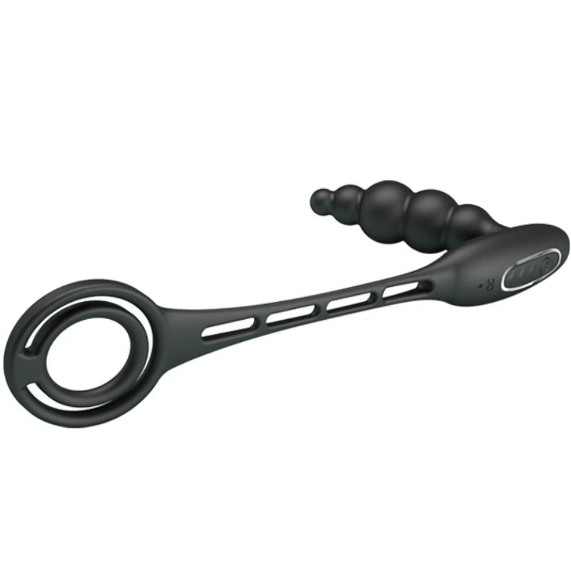 PRETTY LOVE - ANILLOS PENE WITH PLUG VIBRADOR