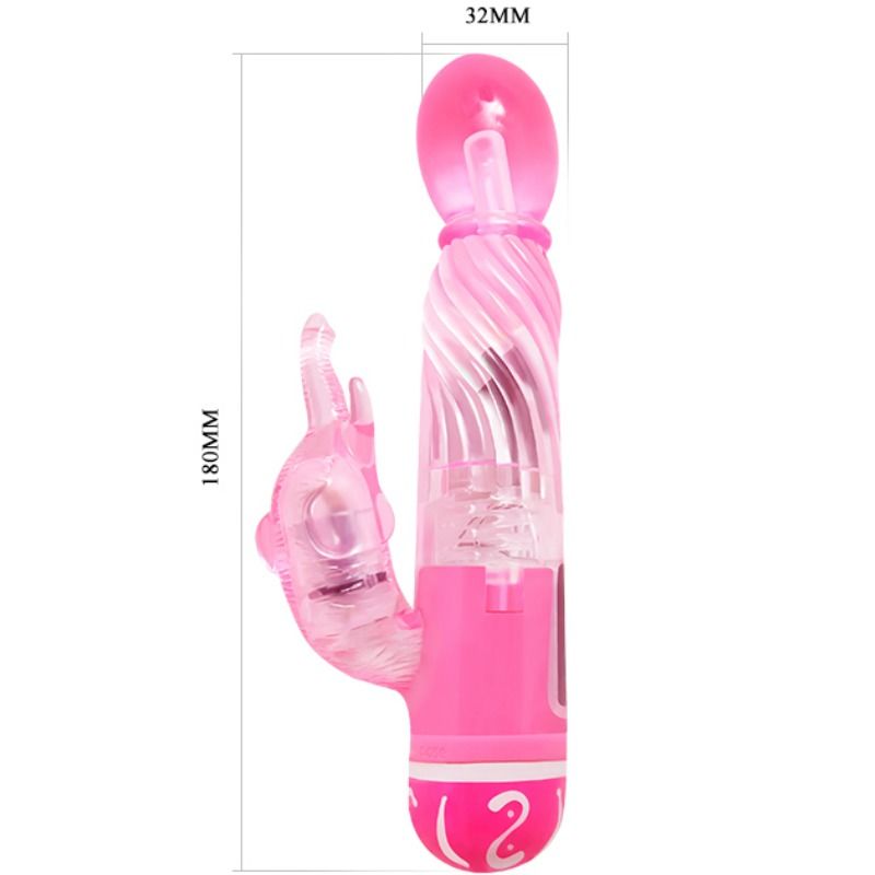 BAILE - MULTIVELOCIDAD VIBRADOR WITH PINK ESTIMULATOR