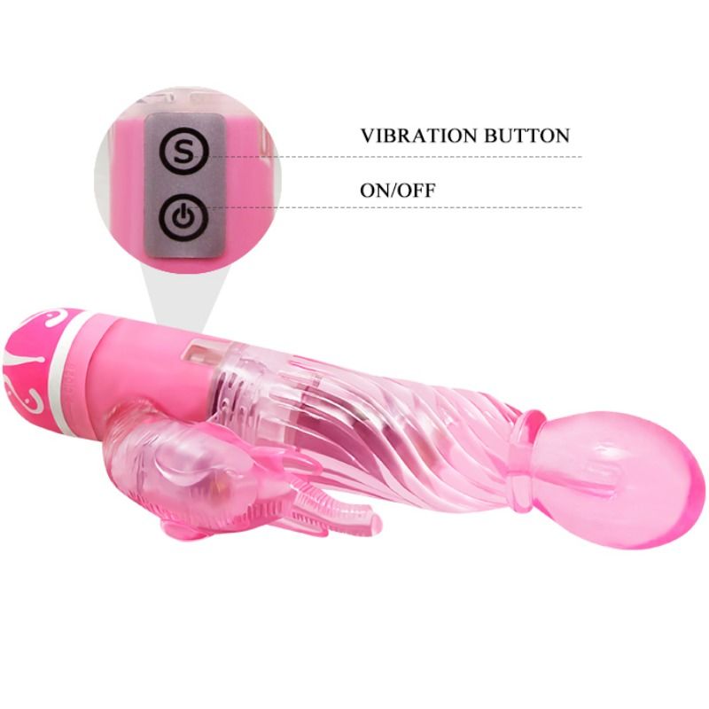 BAILE - MULTIVELOCIDAD VIBRADOR WITH PINK ESTIMULATOR