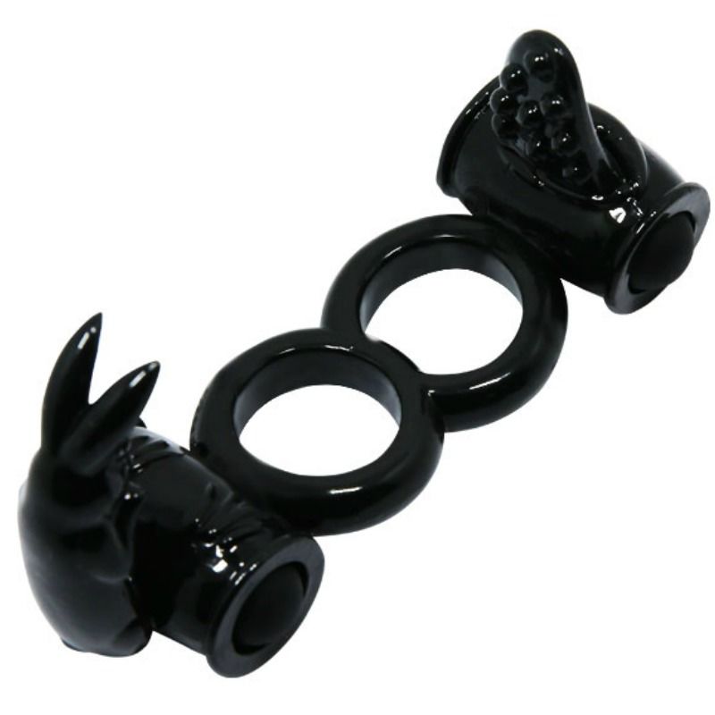 Baile – Sweet ring double anneau avec double lapin