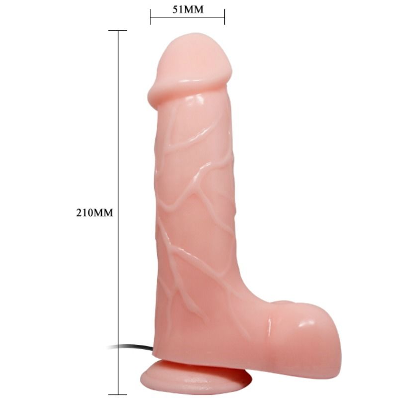 BAILE - REALISTIC VIBRADOR BARBARA NATURAL 21 CM