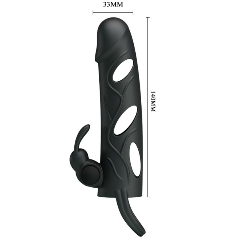 PRETTY LOVE - FUNDA SILICONEN MET VIBRATIE 14 CM 2.0