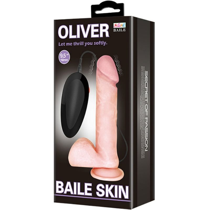 BAILE - OLIVER REAL DILDO WITH VIBRATION