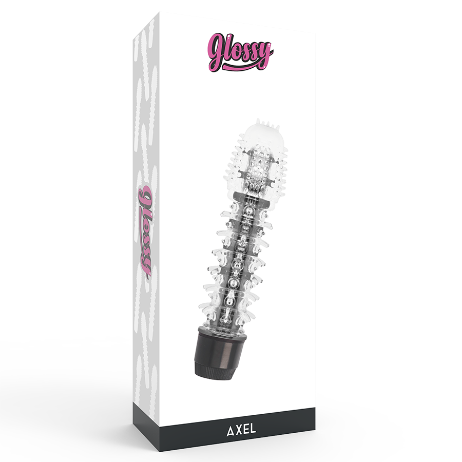 GLOSSY - AXEL VIBRADOR BLACK