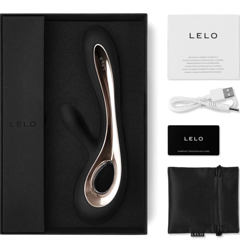 LELO – Vibrateur soraya 2 lapin noir