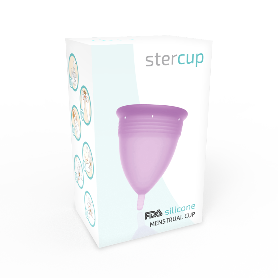 Stercup – Coupe menstruelle en silicone fda lilas - taille L