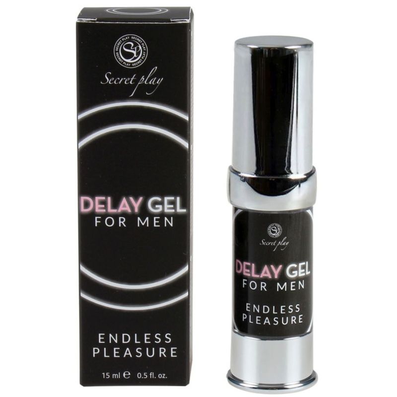 SECRETPLAY - VERTRAGENDE MASCULINO GEL EINDELOOS PLEZIER 15 ML