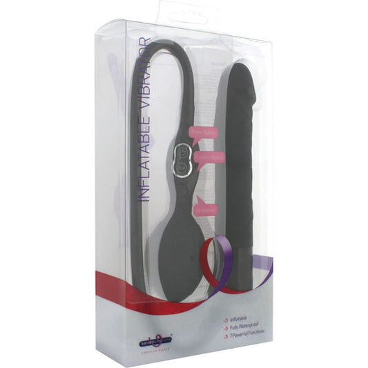 SEVEN CREATIONS - HINCHABLE VIBRADOR NEGRO