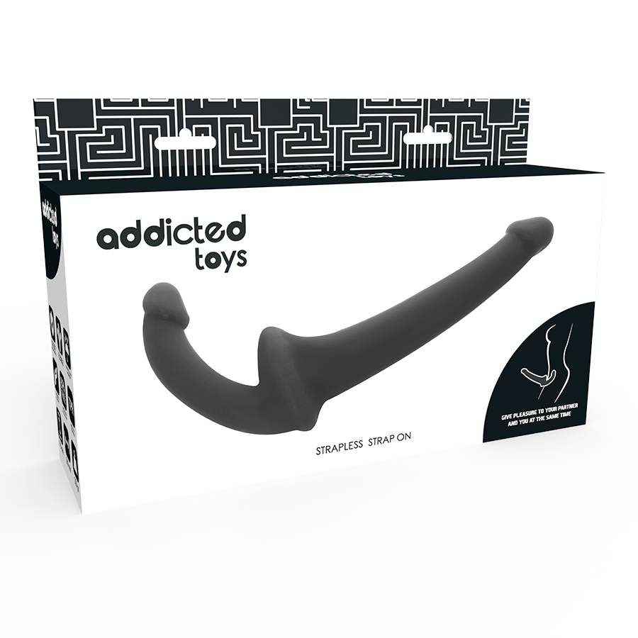 ADDICTED TOYS - DILDO WITH ARNÉS SIN SUJECIÓN NEGRO