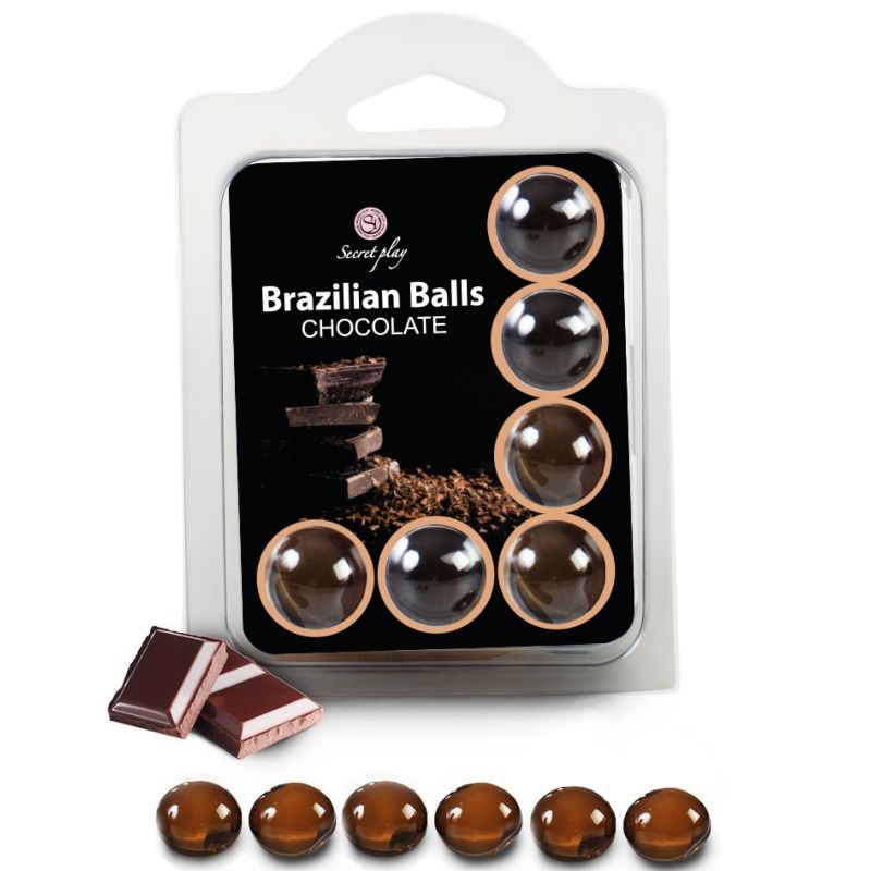 SecretPlay – Set 6 boules brésiliennes chocolat