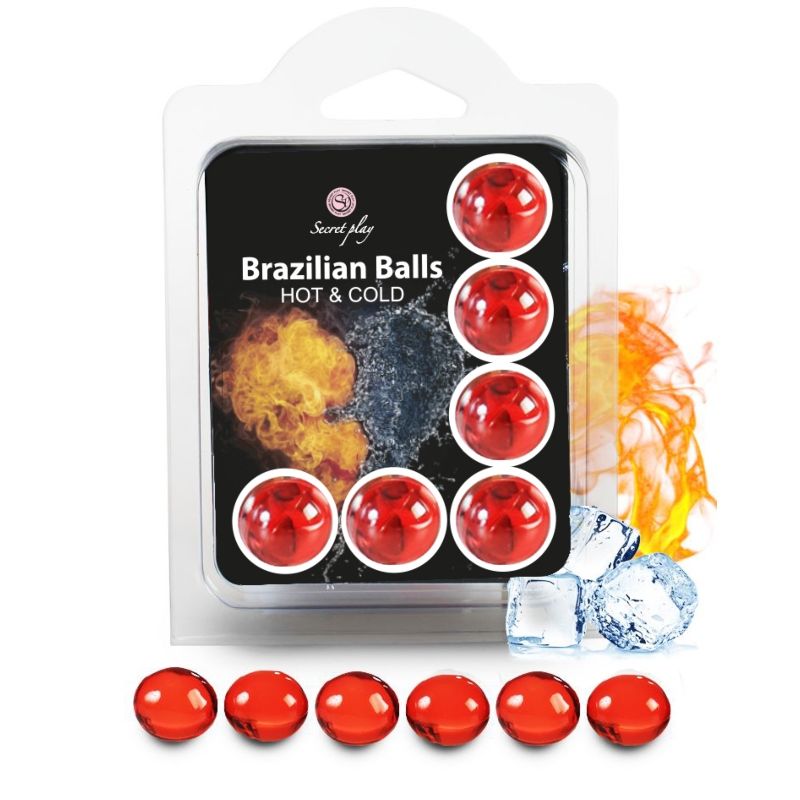 SecretPlay – Set 6 balles brésiliennes effet chaud et froid