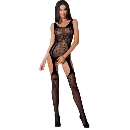 PASSION - FEMME BS061 BODYSTOCKING ROUGE TAILLE UNIQUE