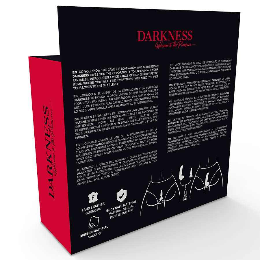 DUISTERNIS - SLIPJE CON PLUG Y DILDO INTERCAMBIABLE
