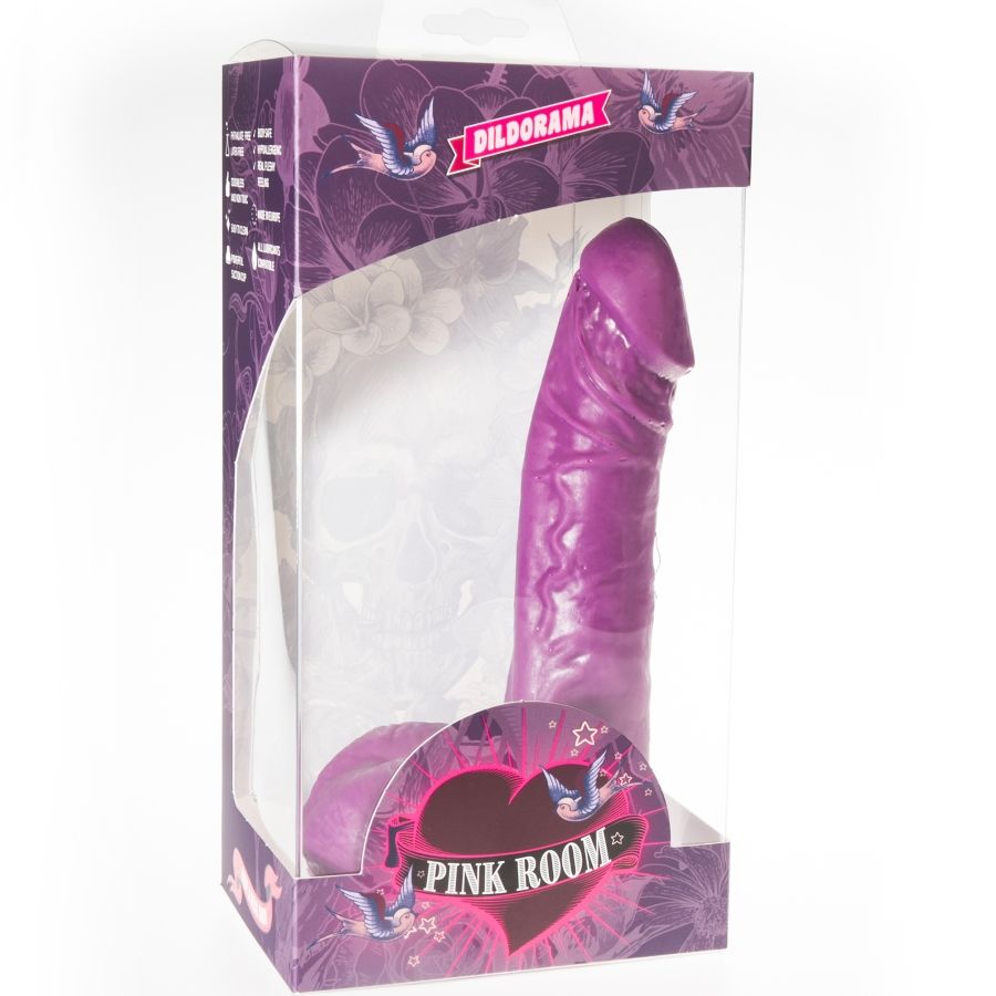 PINK ROOM - EBAN DILDO REALISTIC LILA 19 CM