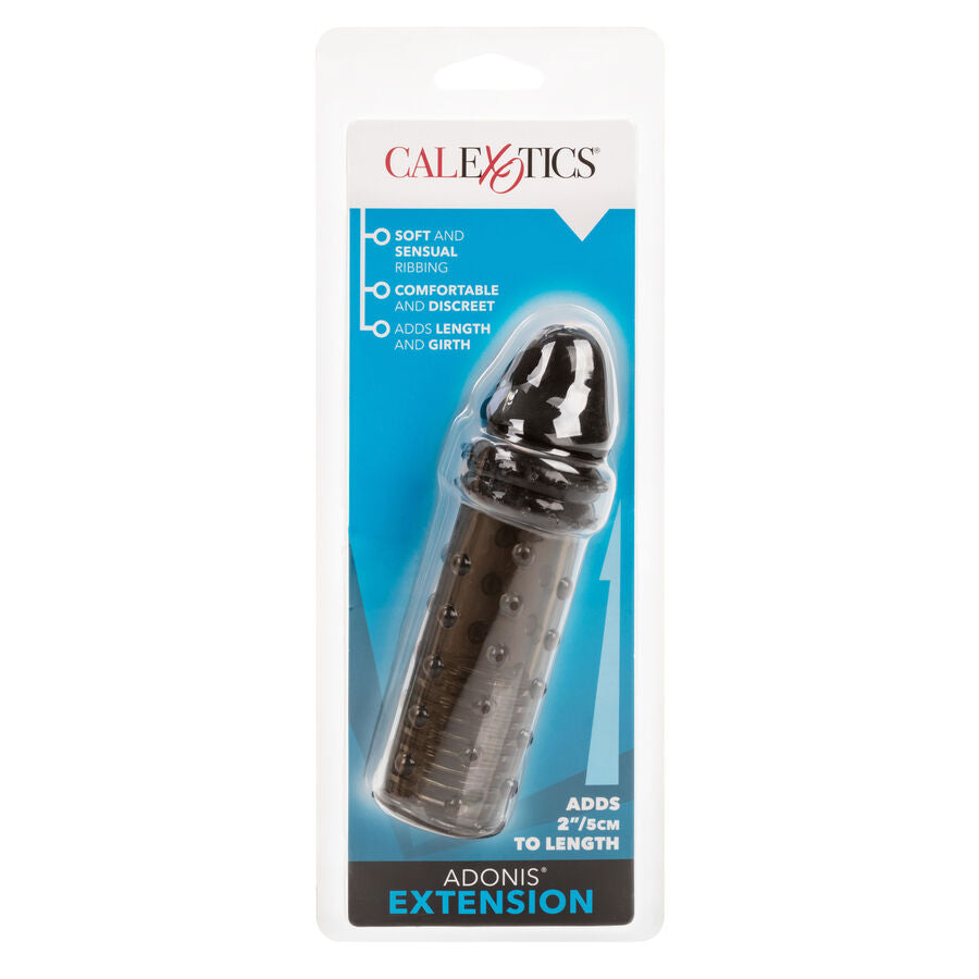 CALEXOTICS - UITBREIDING VAN SILICONA PARA EL PENE NEGRO