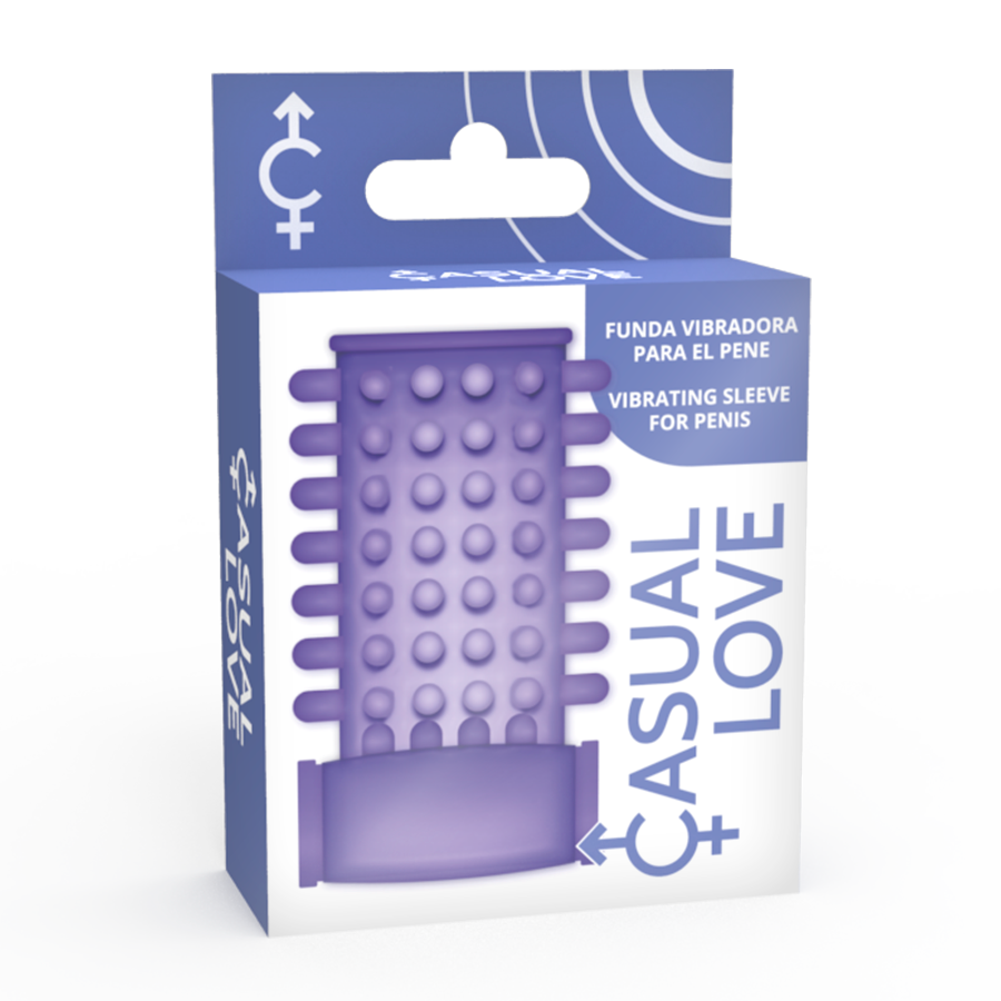 Casual Love – Couvercle de pénis de vibrateur lilas