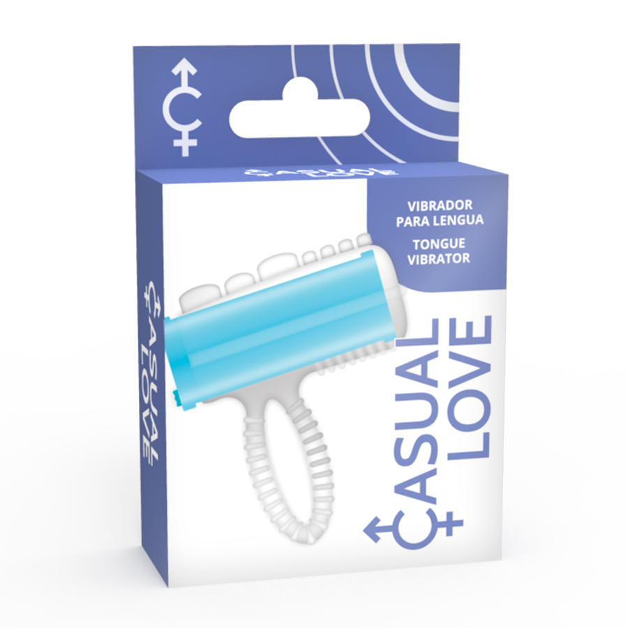 Casual Love – Ring tongue vibrating bleu