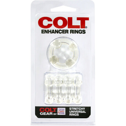 CALEXOTICS - COLT ENHANCER RINGS ANILLOS PARA EL PENE TRANSPARENT