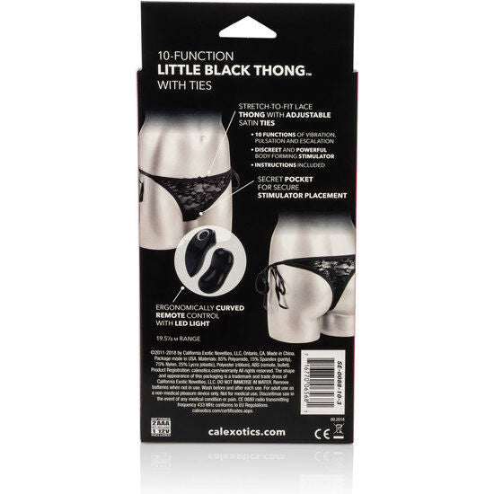 CALEXOTICS - TANGA WITH 10 VIBRATION FUNCTIONS