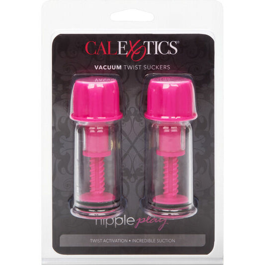 CALEXOTICS - VACCUM TWIST SUCTIONADORES PEZONES ROSA