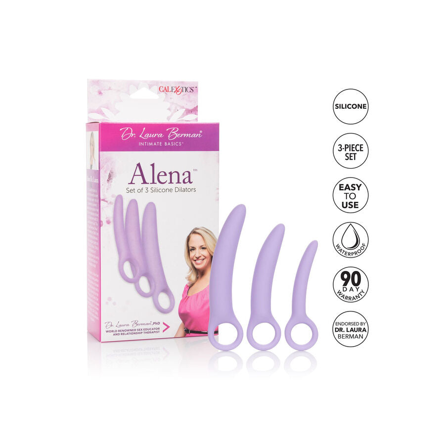 CALEXOTICS - DR LAURA BERMAN ALENA SET VAN 3 VAGINALE DILATADOR SILICONA
