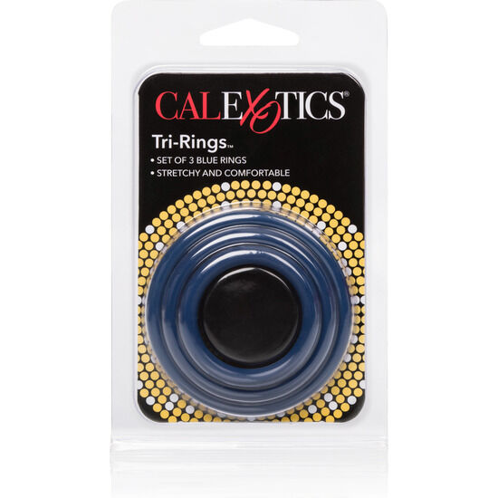 CALEXOTICS - SET TRES ANILLAS AZUL ERECIÓN