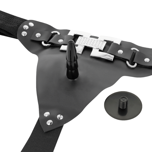 HARNESS ATTRACTION - ARNÉS EMMETT REALISTIC VIBRADOR 16.5 CM -O- 3.7 CM