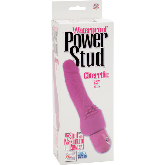 CALEXOTICS - POWER STUD CLITERIFIC VIBRADOR ROSA