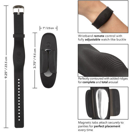 CALEXOTICS - PANTY TEASER BALA WITH CONTROL PULSERA