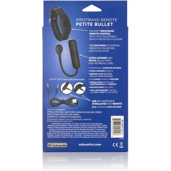 CALEXOTICS - PEQUEÑA VIBRADOR BALA WITH CONTROL PULSE