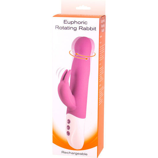 SEVEN CREATIONS - EUPHORIC VIBRADOR CONEJITO WITH ROTACIÓN LILA