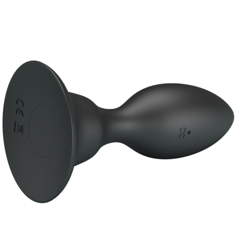 MR PLAY - ANALE PLUG MET ZWARTE VIBRATIECONTROLE OP AFSTANDSBEDIENING