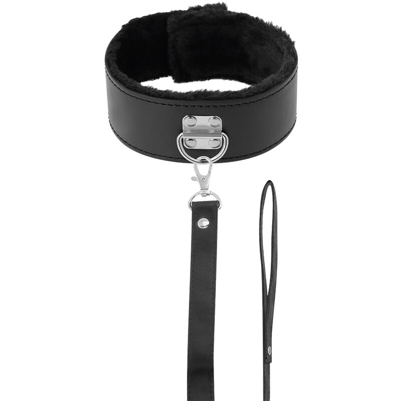DARKNESS - COLLAR FORRADO WITH TITANIUM CADENA