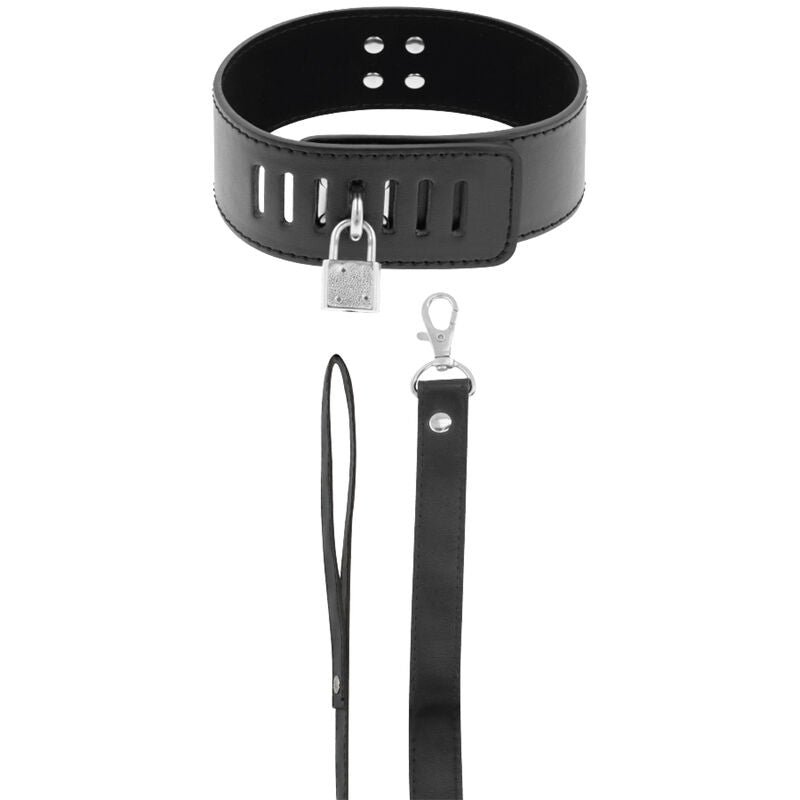 DARKNESS - COLLAR BDSM WITH CANDADO NEGRO
