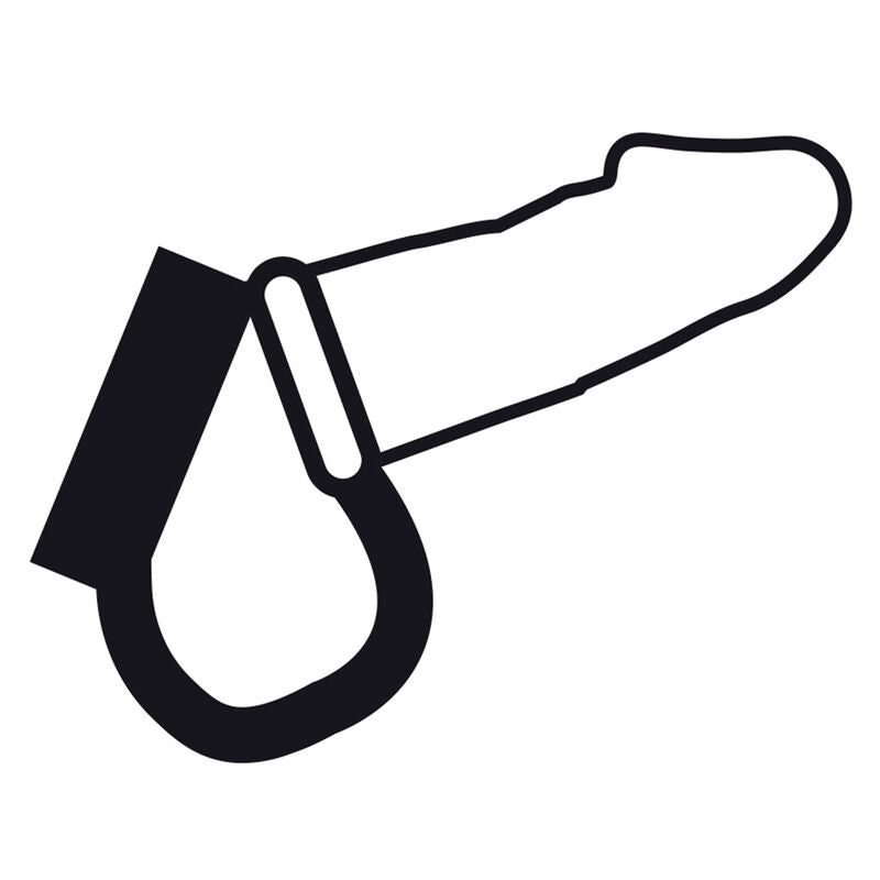 DARKNESS - ANILLO PARA PENE Y TESTICULOS BDSM