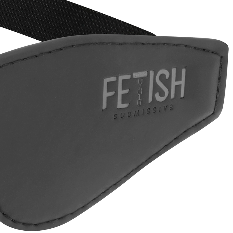 Fetish Submissive – Masque en cuir végan avec doublure en noprène