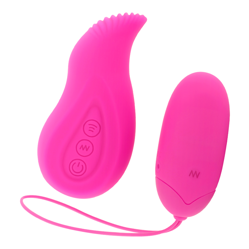 MORESSA - EDGAR SET DUO HUEVO REMOTO AND MANDO WITH VIBRACION INCORPORADA PREMIUM SILICONE CONTROL REMOTO
