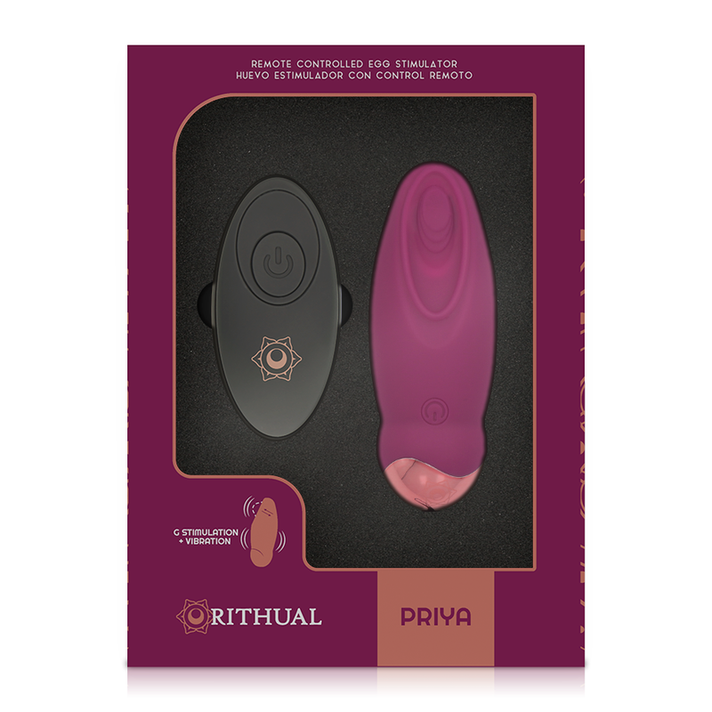 RITHUAL - PRIYA HUEVO CONTROL REMOTO G-SPOT + VIBRACION