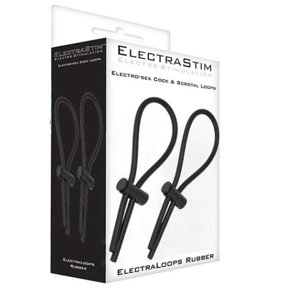 ElectraStim – Caoutchouc adj. boucles de bite et scrotales