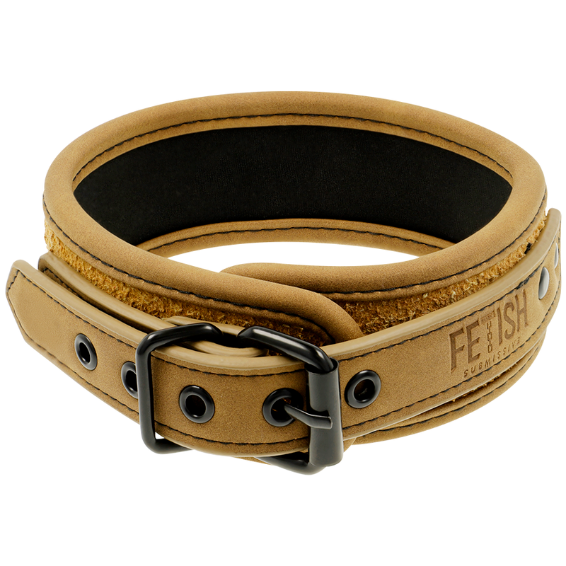 Fetish Submissive Origin – Collier chaîne doublée de néoprène