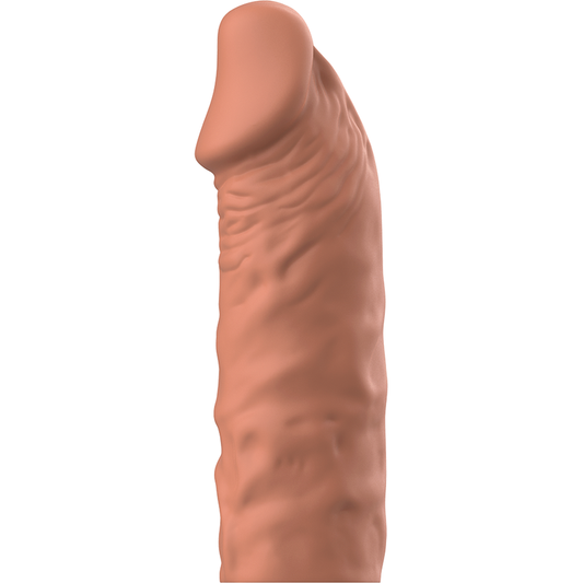 VIRILXL - LIQUID SILICONE PENE EXTENSION V5 BROWN