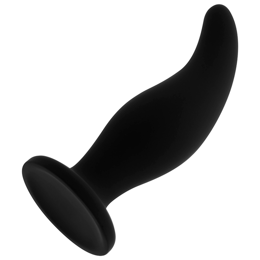 OHMAMA - SILICONE ANAL PLUG CURVADO PUNTO P 12 CM