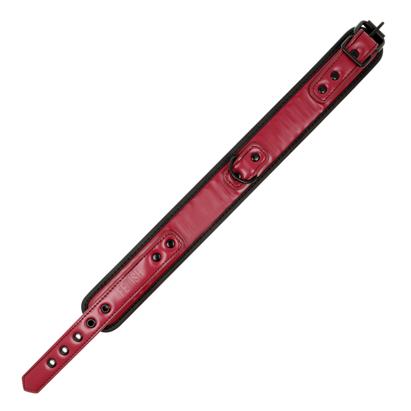 FETISH SUBMISSIVE DARK ROOM - COLLAR WITH CADENA WITH FORRO DE NEOPRENO