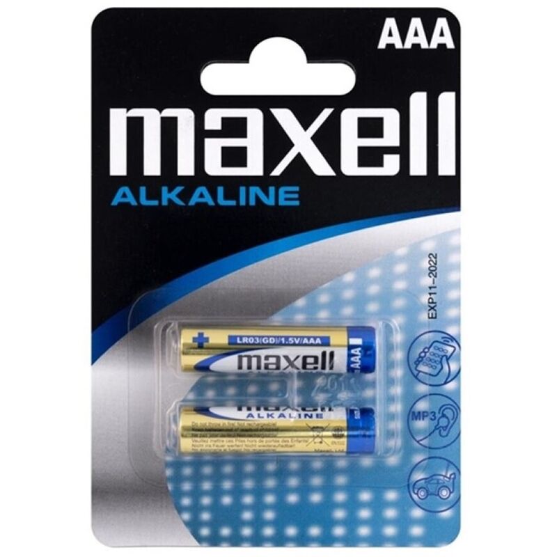 Maxell – Pile alcaline AAA lr03 blister*2