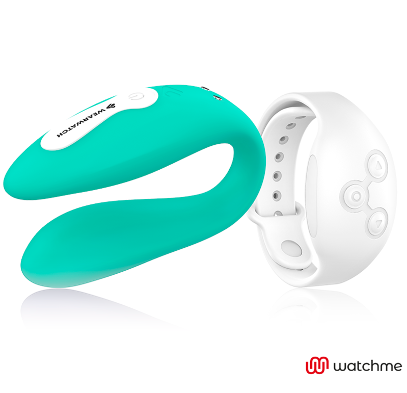 WEARWATCH - VIBRADOR DUBBELE TECHNOLOGIE WATCHME AGUA MARINA / NÍVEO